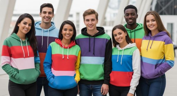 Le sweat personnalisé imprimé plusieurs couleurs en gros : la tendance du textile unique